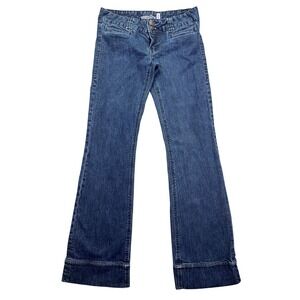 American Rag Bootcut Jeans Low Rise Dark Wash Denim Jeans Size 3R‎ Fits 28" Y2K